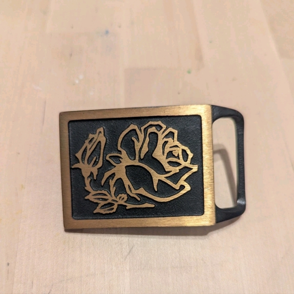 Tech Ether Guild "Tea Rose" Solid Brass Vintage B… - image 1